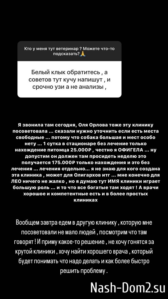 Кристина Бухынбалтэ: Придётся расстаться с Лео... Кристина Бухынбалтэ: Придётся расстаться с Лео...