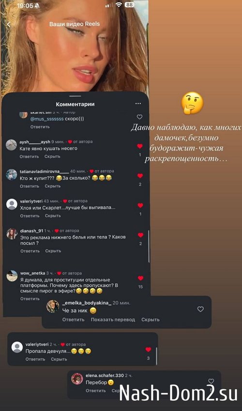 В соцсетях обижают тонкую душевную организацию Кати Гориной В соцсетях обижают тонкую душевную организацию Кати Гориной